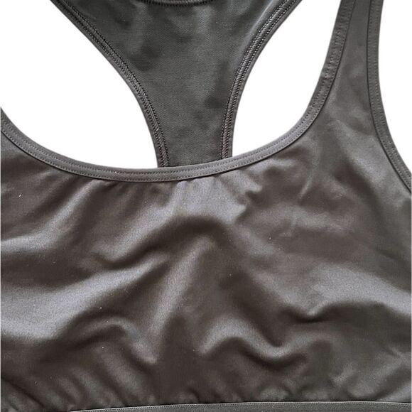Victoria's Secret Black Sports Bra Moisture-Wicking Racerback - Picture 1 of 7